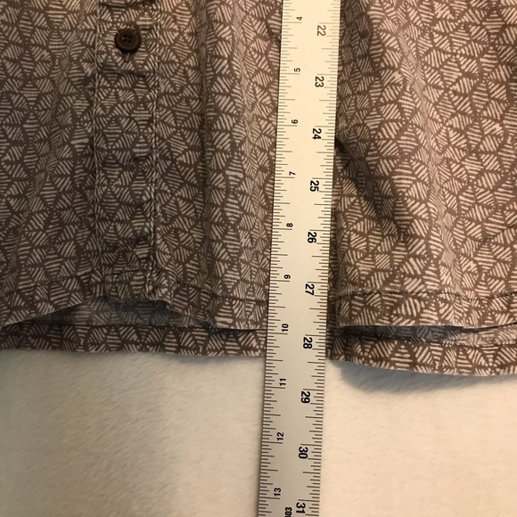 Patagonia Worn Wear Men's gray hex Back Step Shirt short sleeve size large - Picture 4 of 8